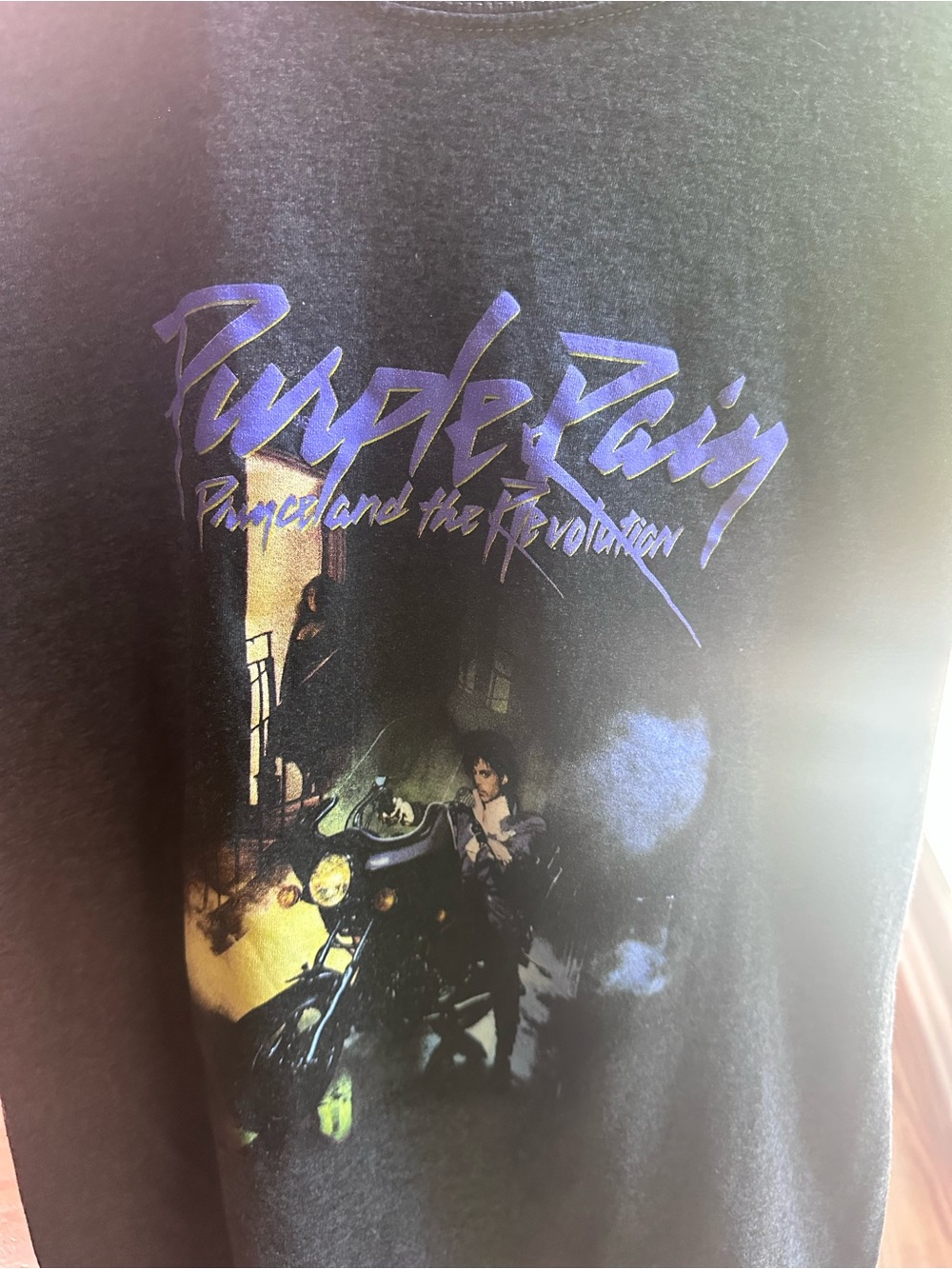Prince Purple Rain The Revolution Graphic Band T Shirt Mens small Black Tee